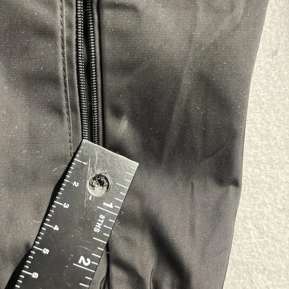 Calvin‎ Klein Men's Black Windbreaker Small Removable Hood Jock Reflective